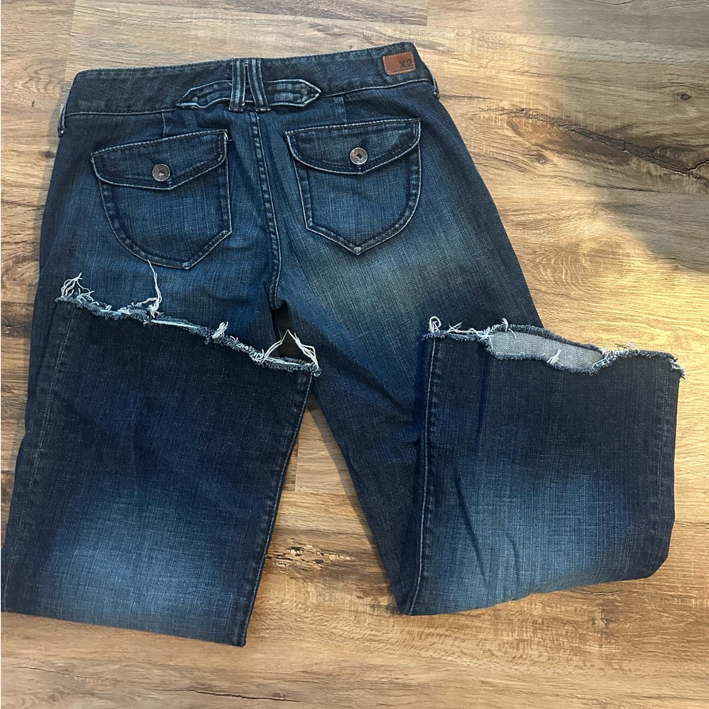 Express X2 Regular Distressed Jeans - Picture 3 of 3